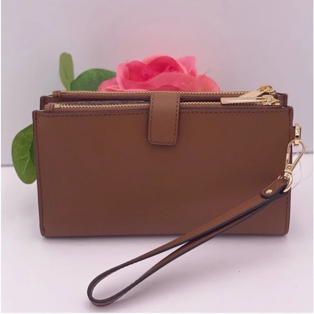 Michael Kors DoubleZip Wallet Wristlet Luggage